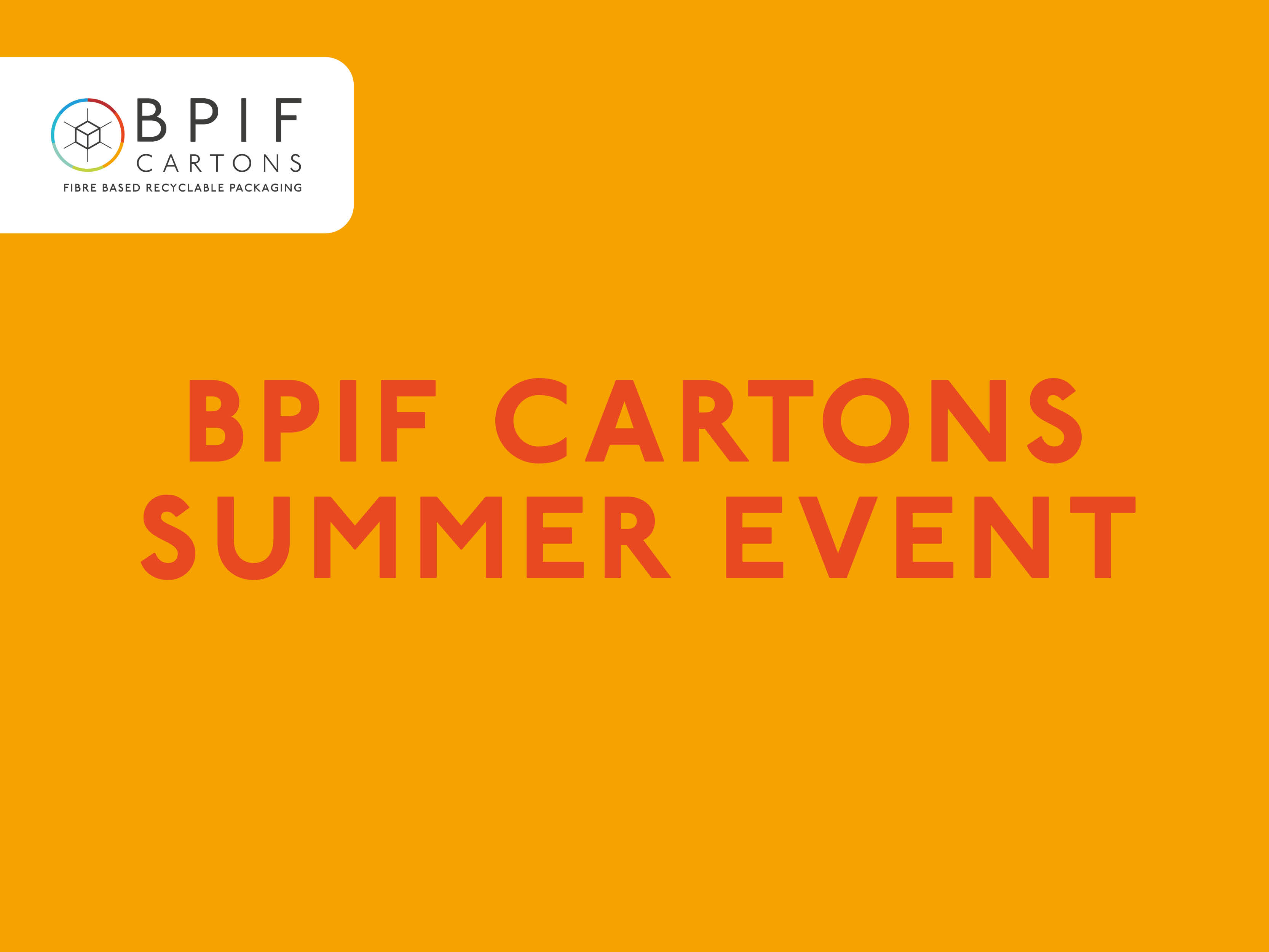 BPIF Cartons Summer Event and Awards Evening
