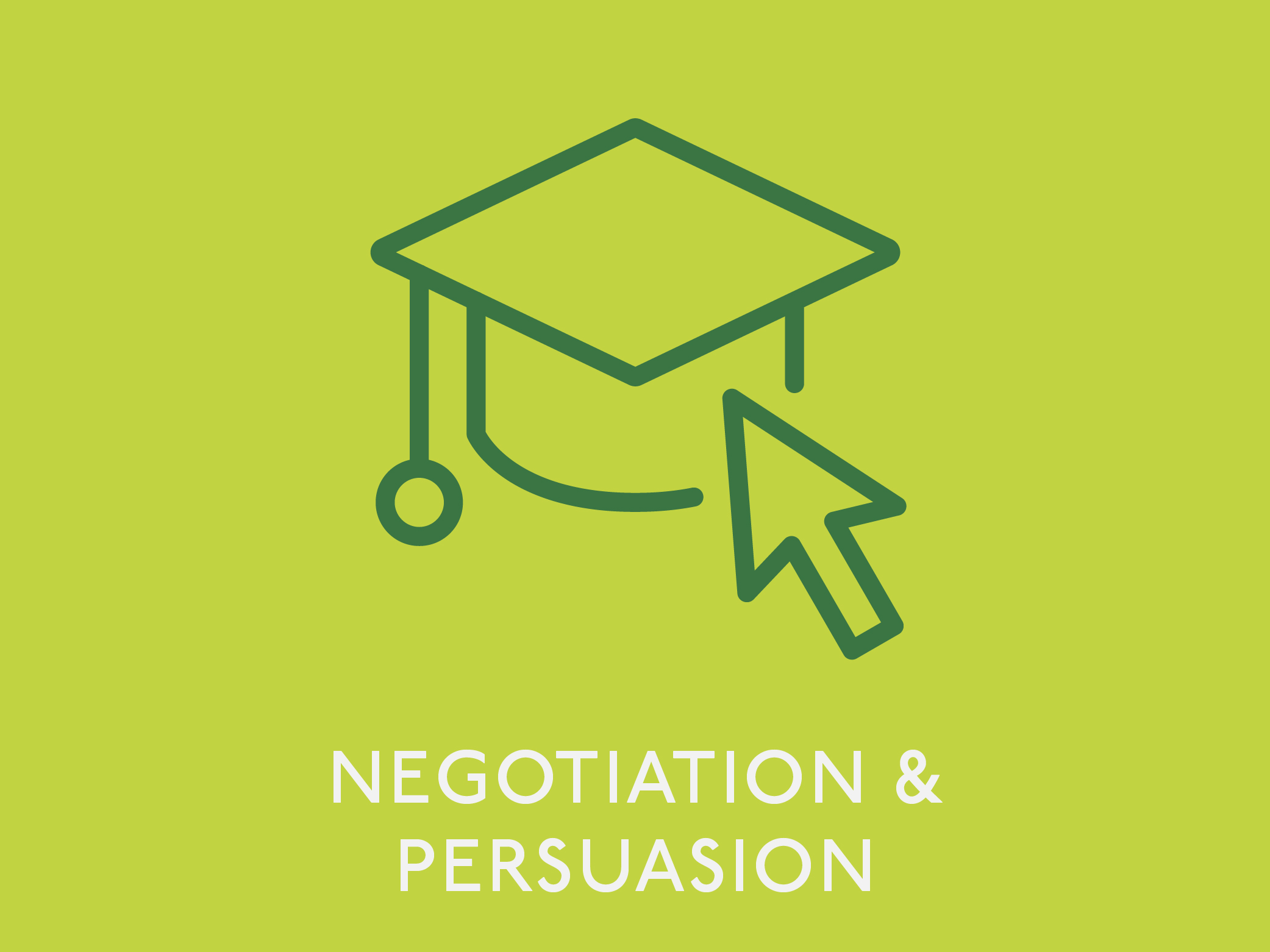 Negotiation & Persuasion