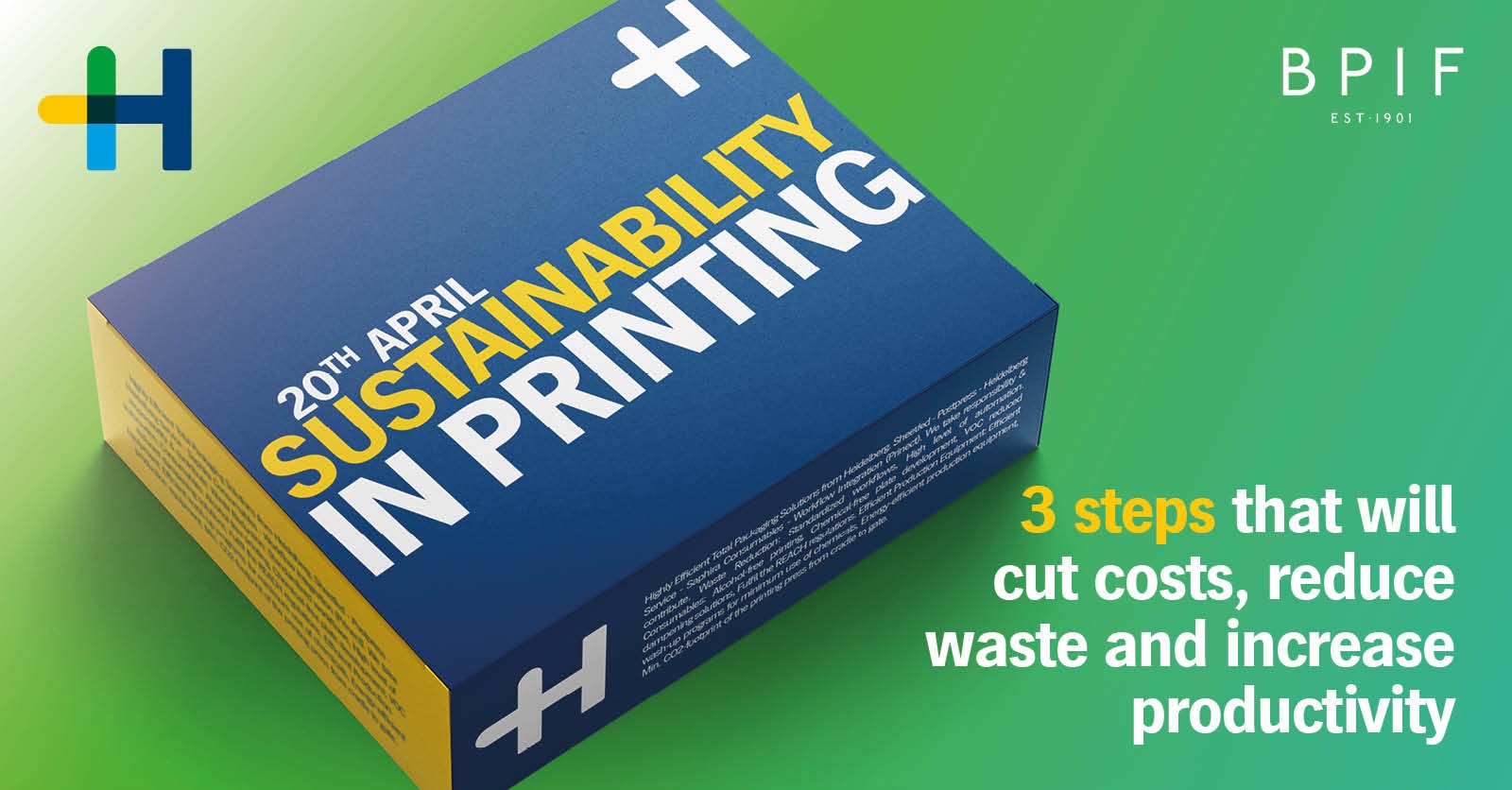 Sustainability in printing with Heidelberg