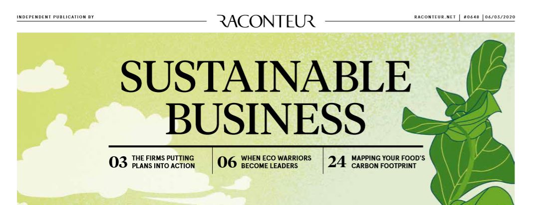 BPIF Cartons advert in Raconteur supplement on Sustainable Business