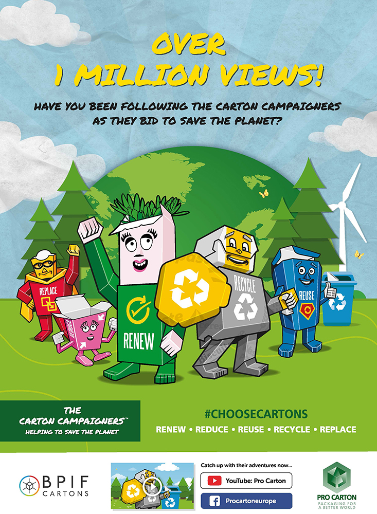 BPIF cartons continue to promote the benefits of cartonboard